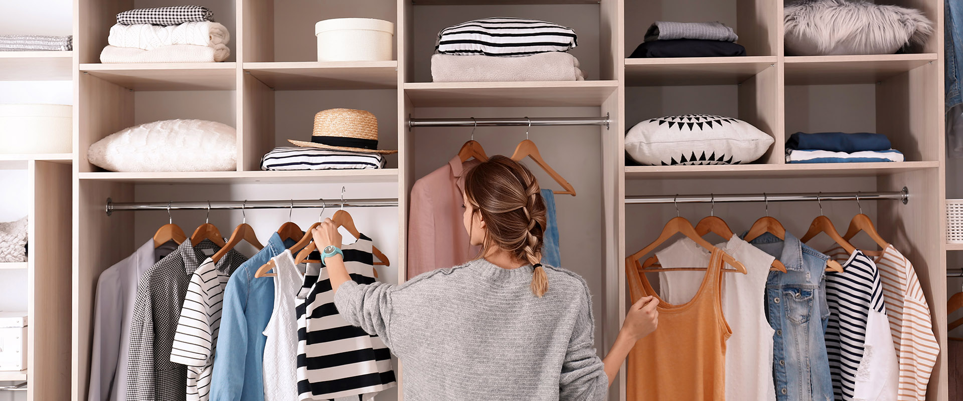 Neatly Closets custom closet with luxury storage design and space-saving organization